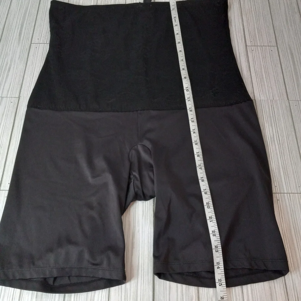 Torrid Microfiber & Floral Lace High-Rise Smoothing Shapewear Shorts